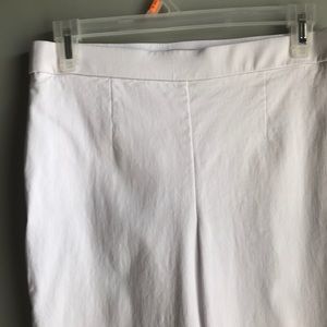Dana Buchman Pants - White straight fit pull on pants Dana Buchman Pants - White straight fit pull on pants